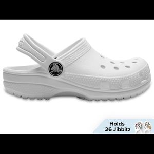 NWT CROCS Youth j1 classic clog white